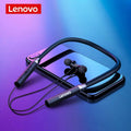 Lenovo HE05X Wireless Bluetooth Neckband Earphones - High Bass & Magnetic Sports Edition